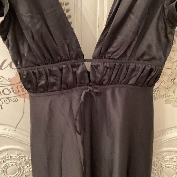 NWOT Lulus I'm All Yours Black Ruffled Maxi Dress, Size M - Picture 5 of 16